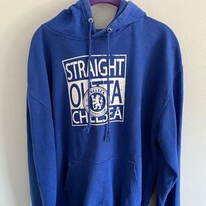Chelsea FC Hoodie "Straight Outta Chelsea", Men's L